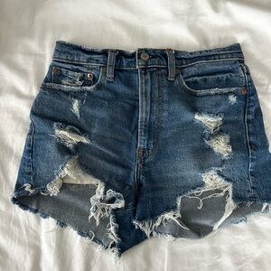 Abercrombie High Rise Mom Shorts